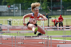 Senior womens hurdles, North Eastern Track and Fields Champs., Middlesbrough. Photo: David T. Hewitson/Sports for All Pics
